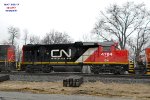 A Canadian-built Gp38-2 headed to Green Bay or the Upper Peninsula for local assignments
